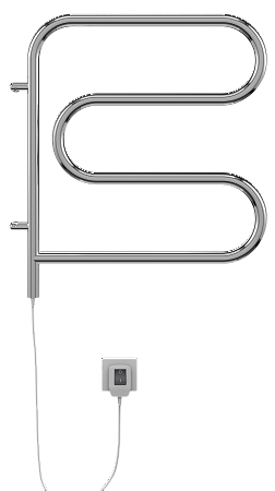 Электро 25 F-обр 600х600 поворотный Полотенцесушитель TERMINUS Комсомольск-на-Амуре - фото 2