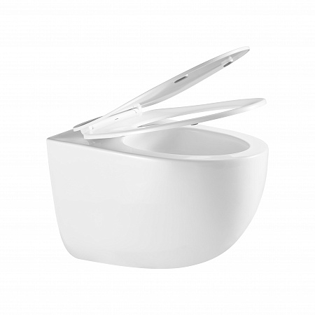 Подвесной унитаз безободковый Terminus Енисей Monolit 560х390 белый Комсомольск-на-Амуре - фото 7