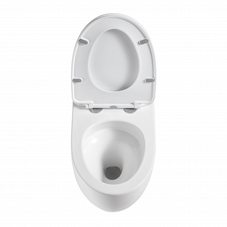 Подвесной унитаз безободковый Terminus Енисей Monolit 560х390 белый Комсомольск-на-Амуре - фото 3