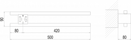 Полка Электро П2 ПРОФ 500х90 NEW Комсомольск-на-Амуре - фото 4